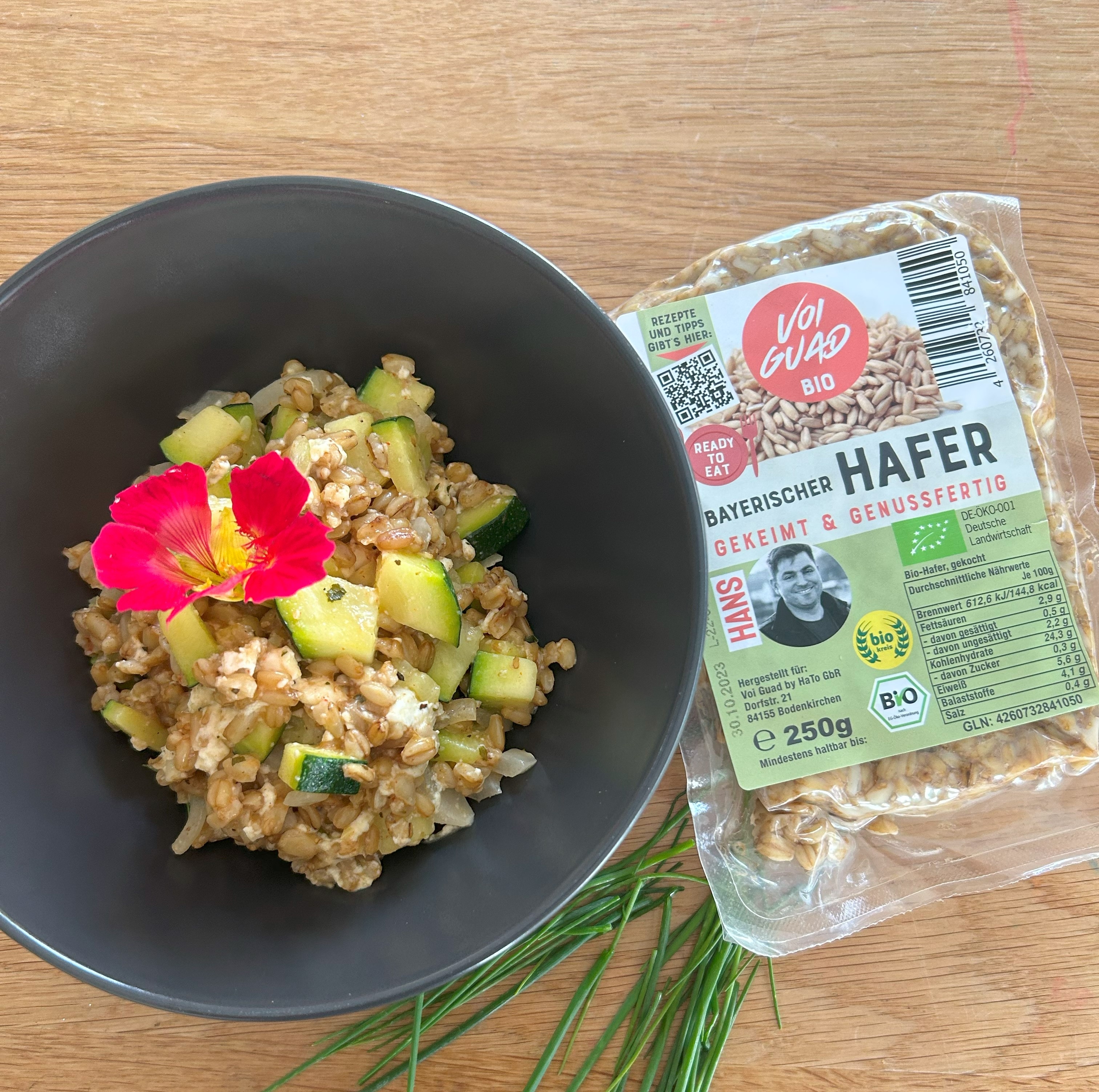 Hafer-Zucchini Risotto